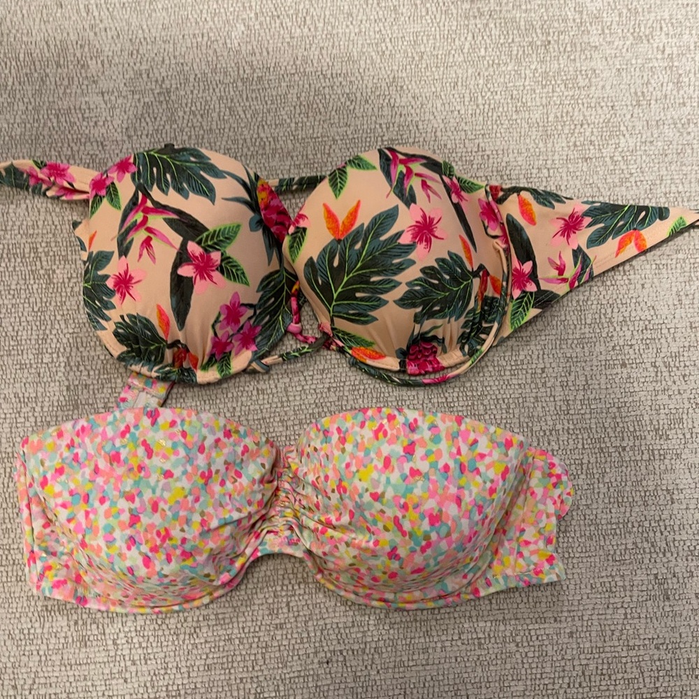 Colorful bikini top